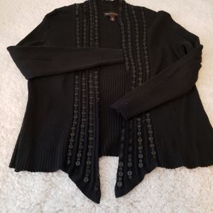 Black  embellished cardigan size XL